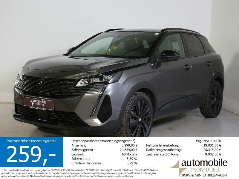 PEUGEOT 3008 in Grau von vorne