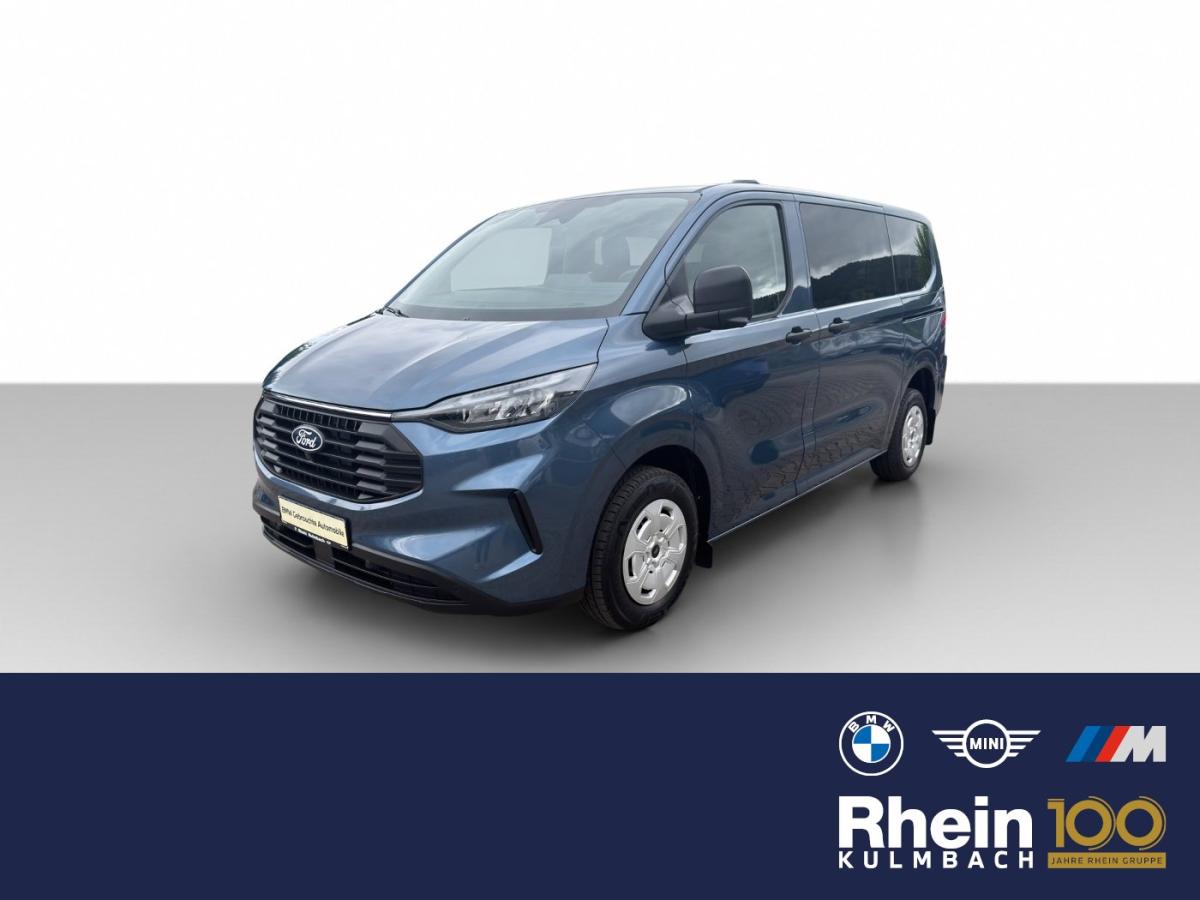 FORD Transit Custom in Blau von vorne FORD Transit Custom in Blau von vorne