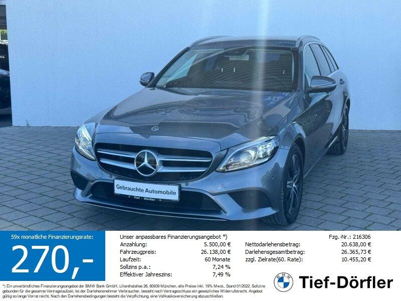 MERCEDES-BENZ C 220 in Grau von vorne