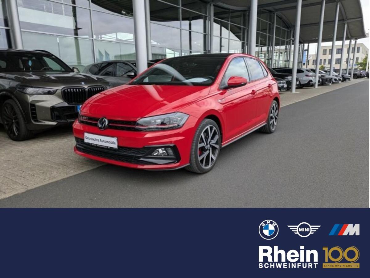 VW Polo in Rot von vorne