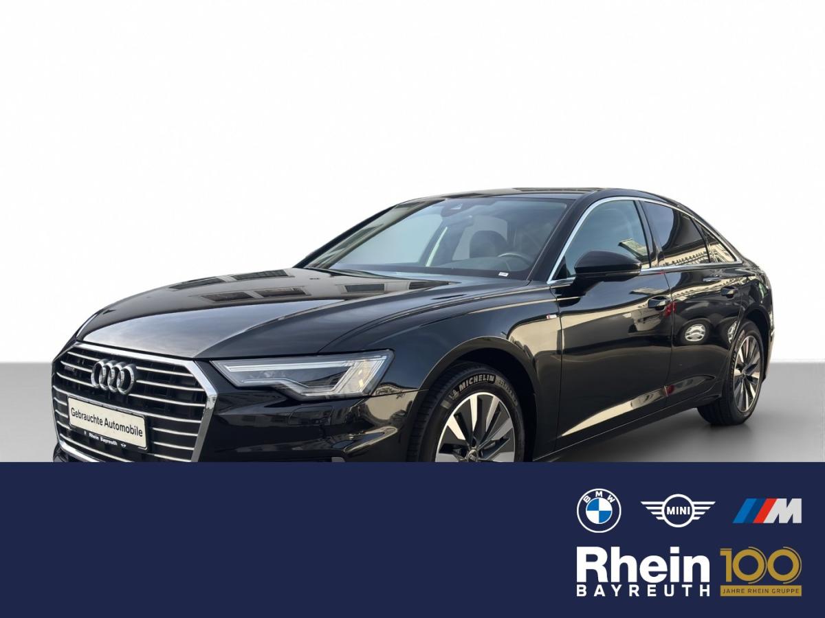 AUDI A6 in Schwarz von vorne AUDI A6 in Schwarz von vorne