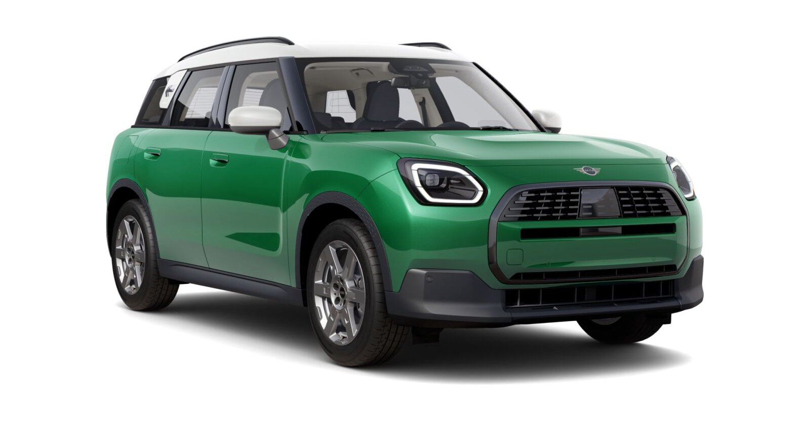 MINI MINI Countryman in Grün von vorne MINI MINI Countryman in Grün von vorne