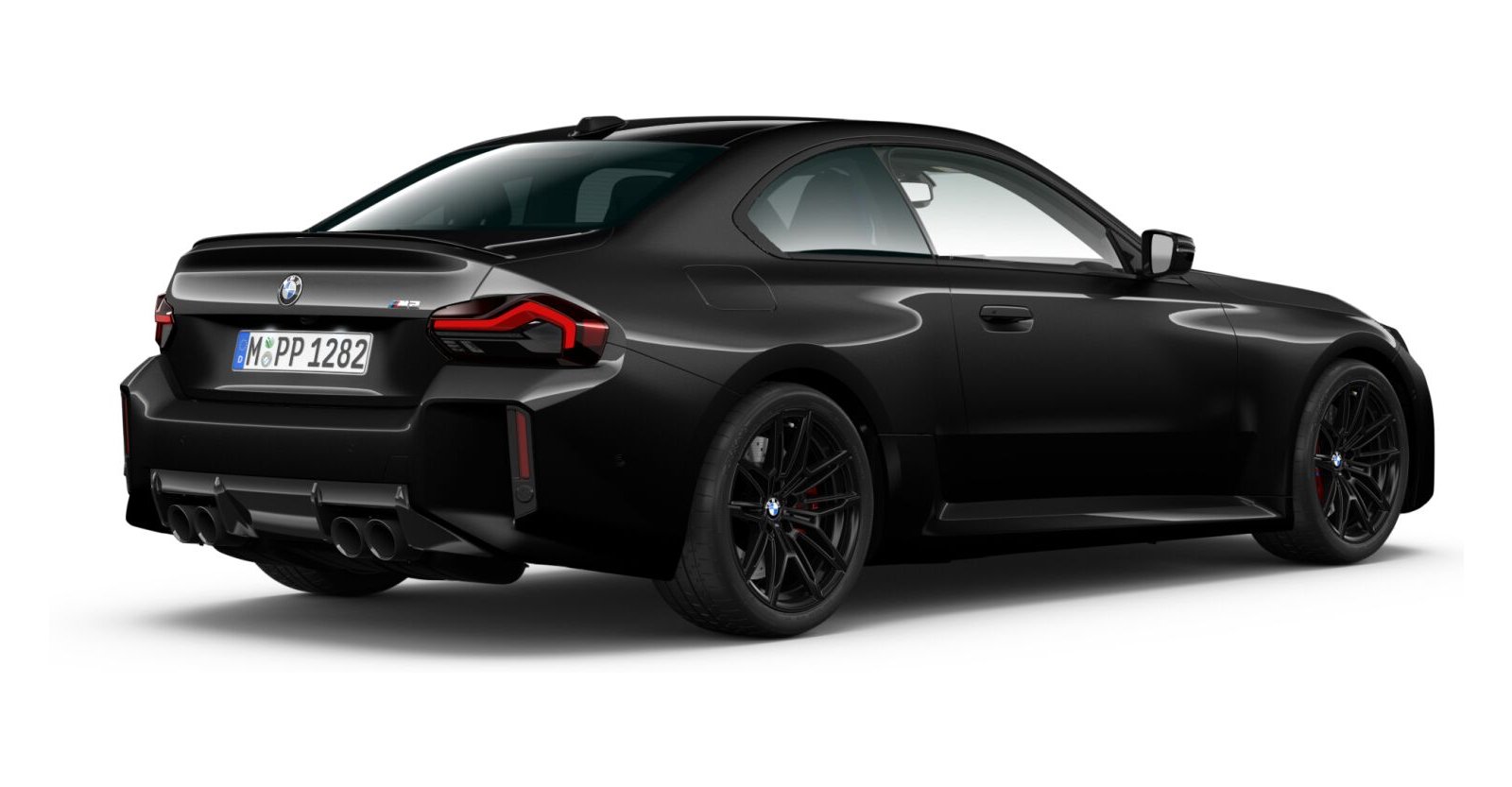 BMW BMW M in Schwarz von hinten BMW BMW M in Schwarz von hinten