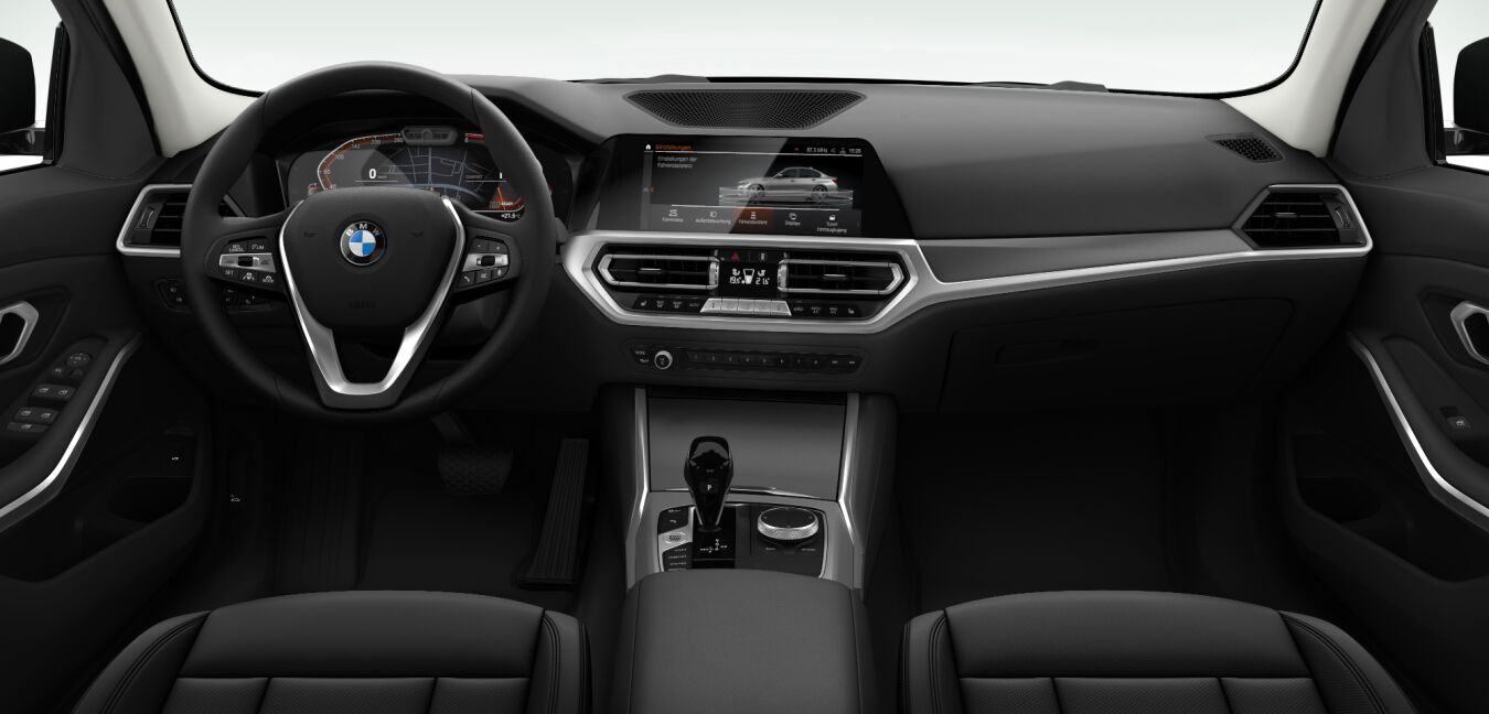 BMW BMW 3er im Innenraum von vorne BMW BMW 3er im Innenraum von vorne