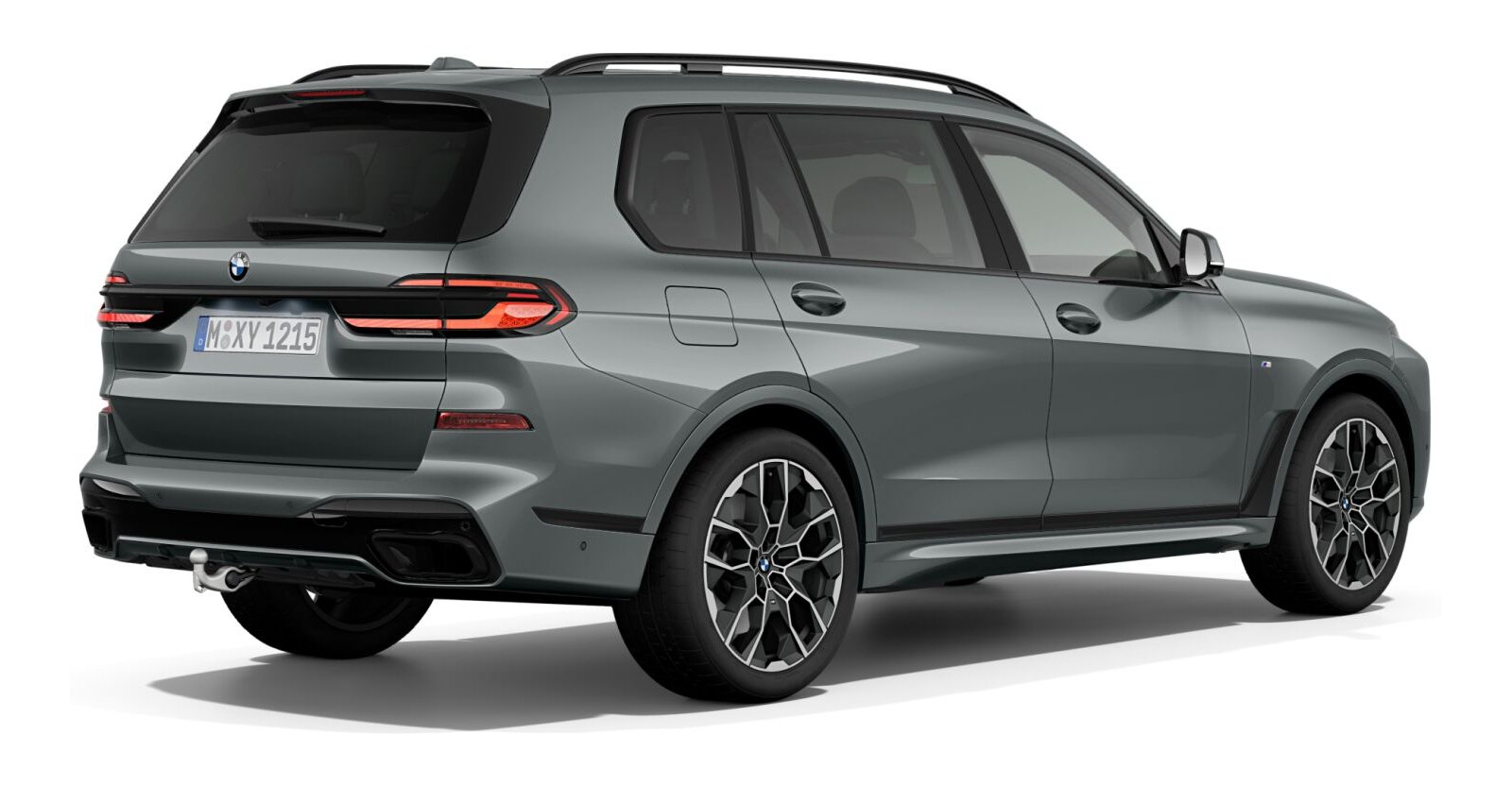 BMW BMW X in Grau von hinten BMW BMW X in Grau von hinten