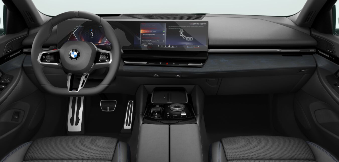 BMW BMW 5er im Innenraum von vorne BMW BMW 5er im Innenraum von vorne