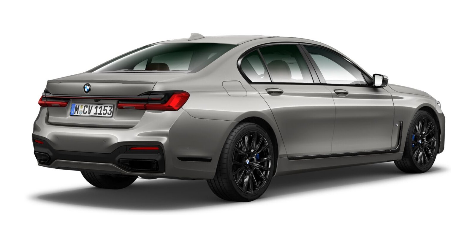BMW BMW 7er in Grau von hinten BMW BMW 7er in Grau von hinten