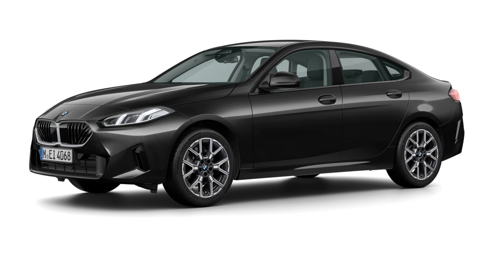 BMW BMW 2er in Schwarz von vorne BMW BMW 2er in Schwarz von vorne