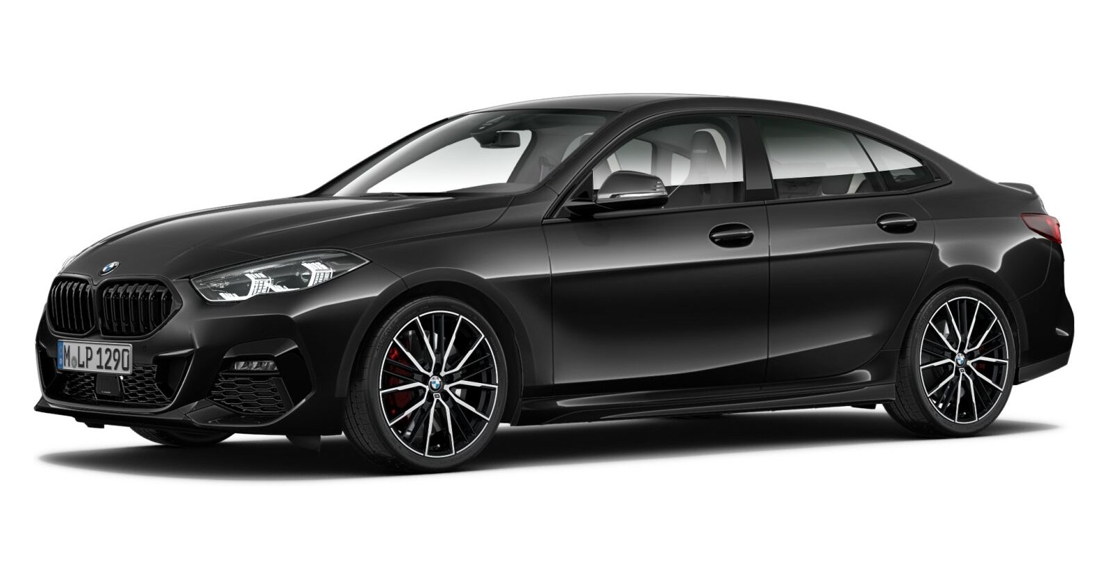 BMW BMW 2er in Schwarz von vorne BMW BMW 2er in Schwarz von vorne