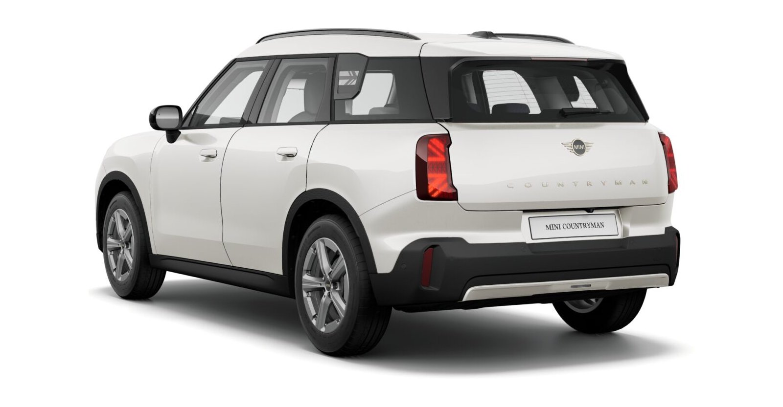 MINI MINI Countryman in Weiß von hinten
