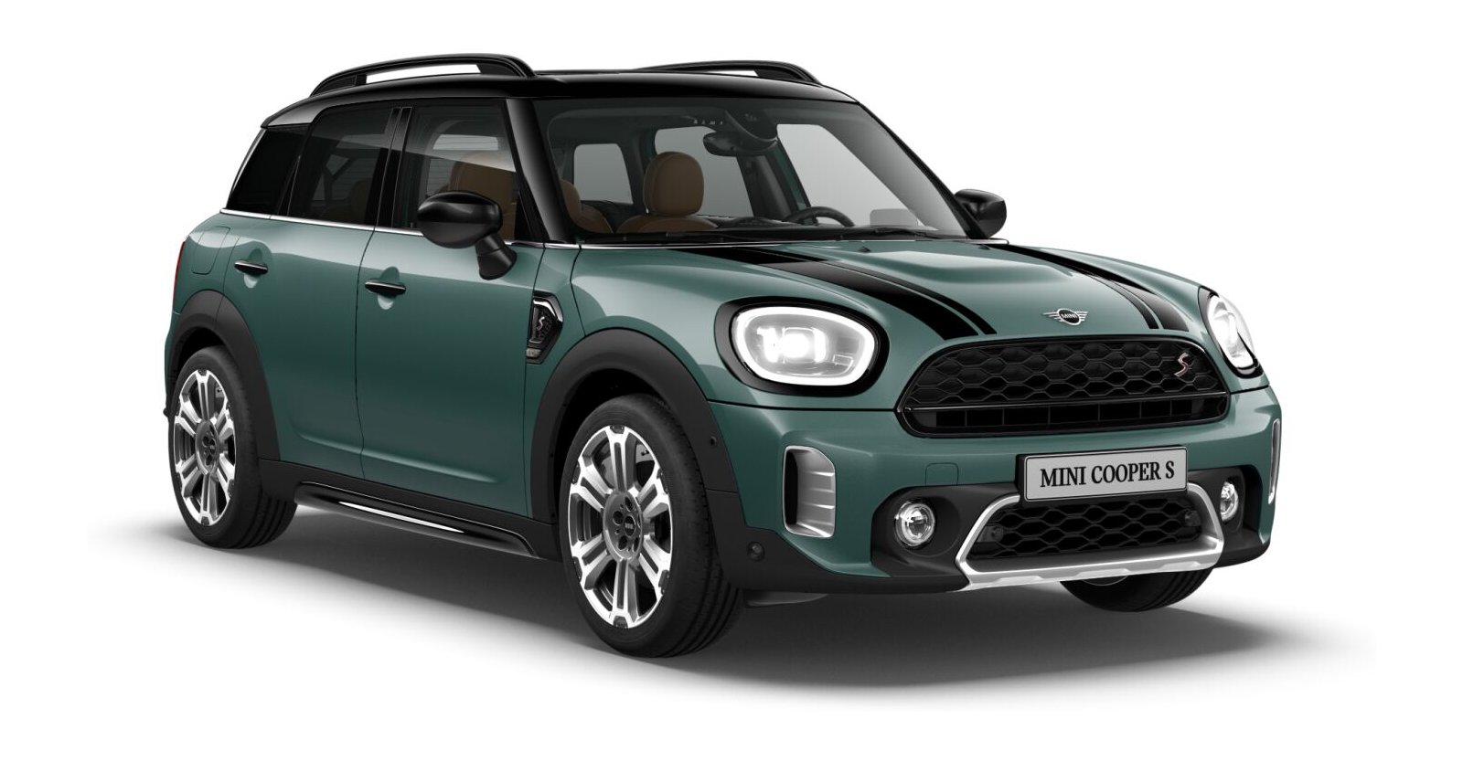 MINI MINI Countryman in Grün von vorne
