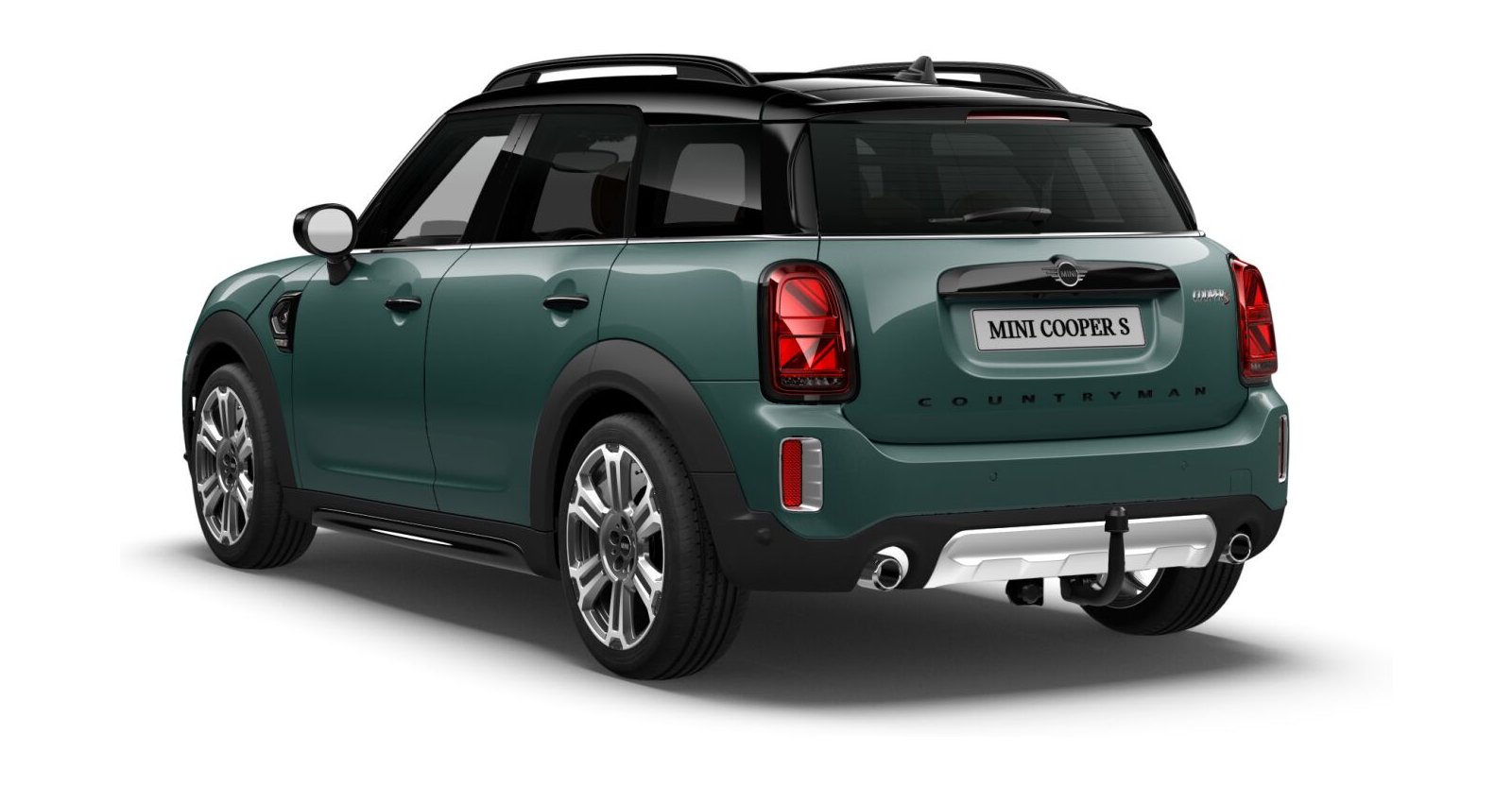 MINI MINI Countryman in Grün von hinten