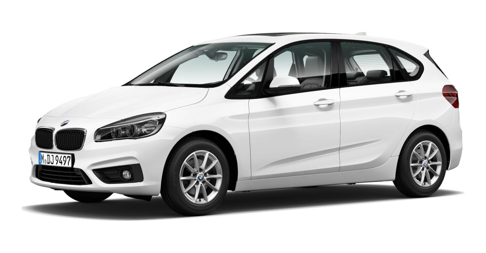 BMW BMW 2er in Weiß von vorne BMW BMW 2er in Weiß von vorne