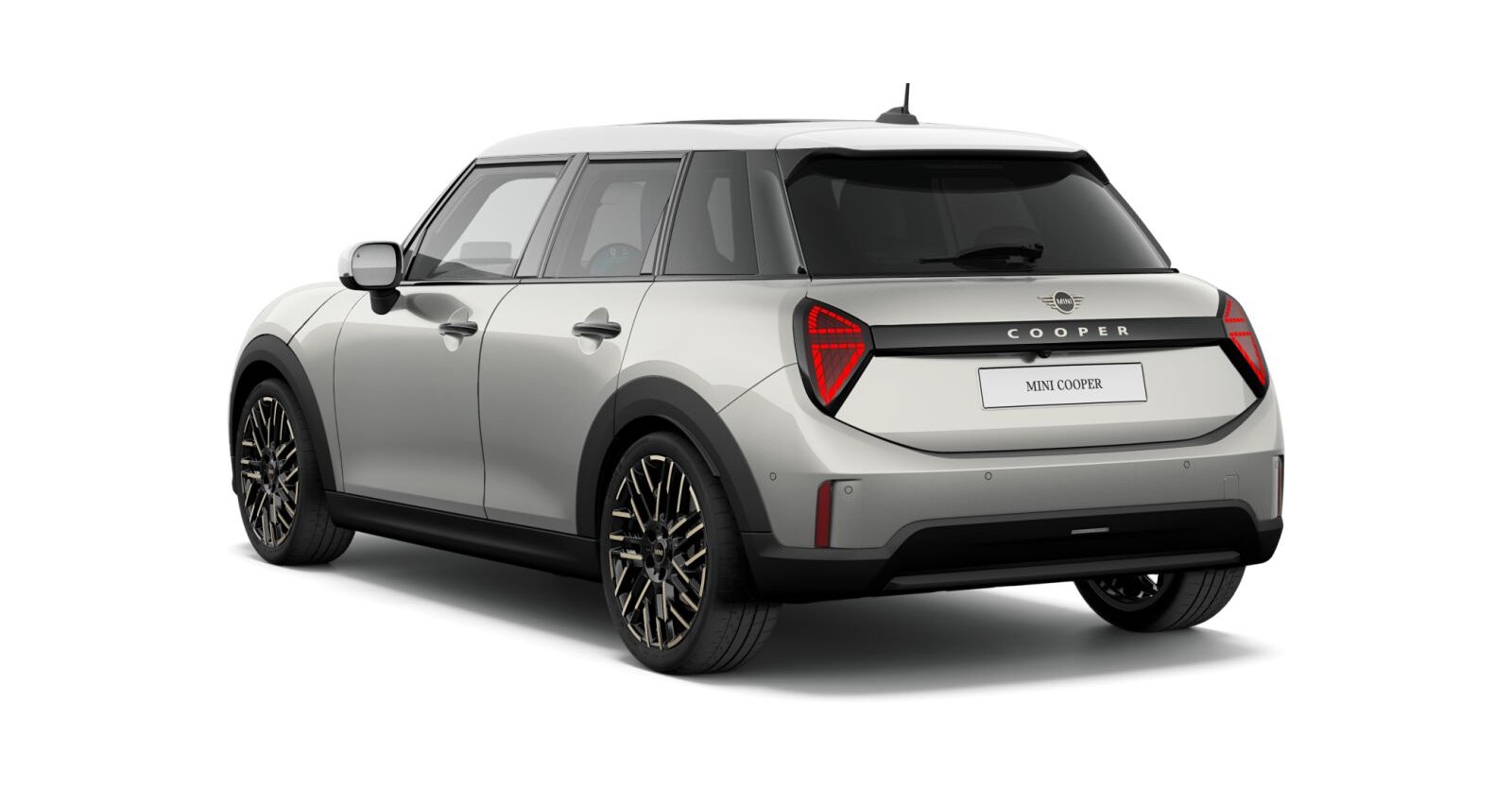 MINI MINI 3-Türer in Silber von hinten