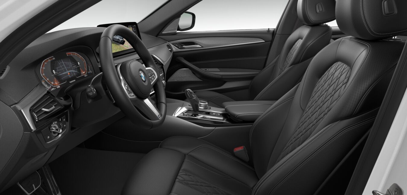BMW BMW 5er im Innenraum seitlich