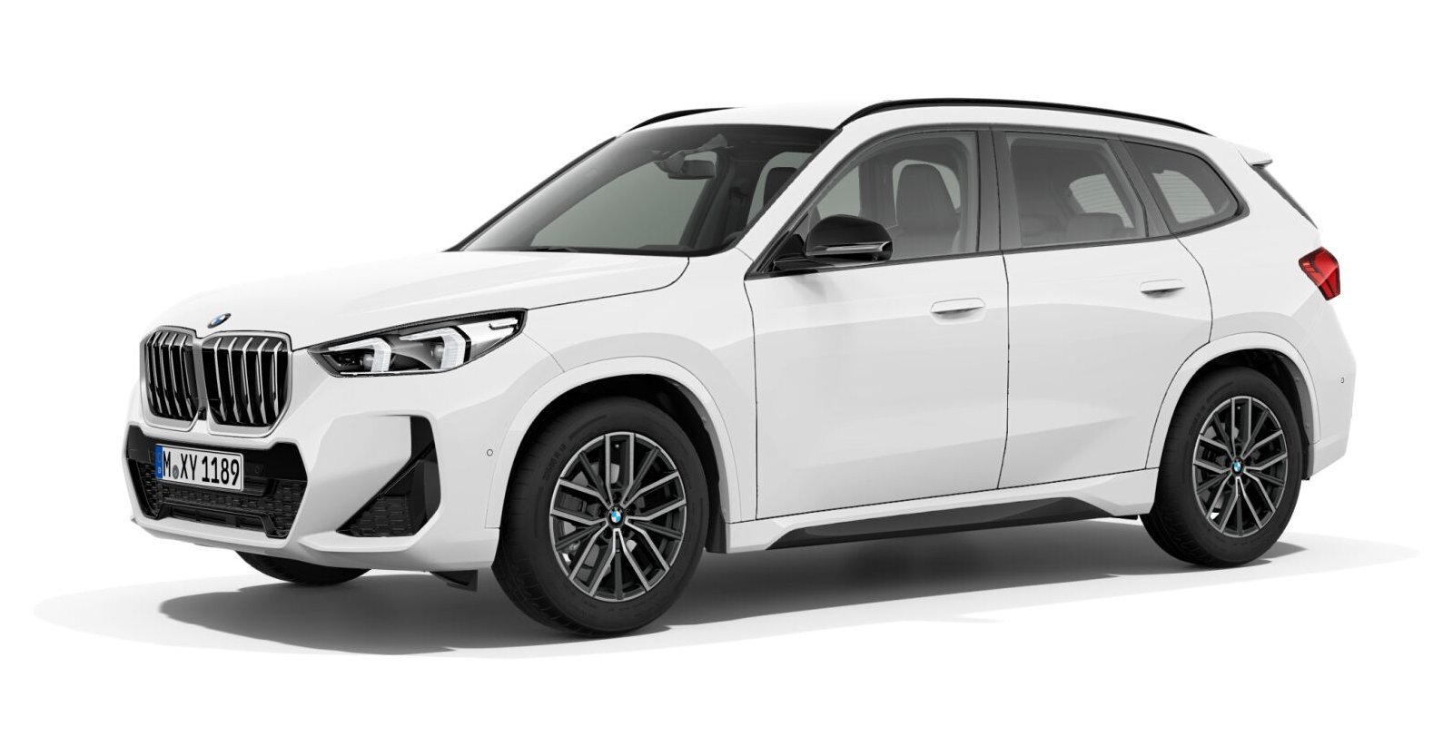 BMW X1 xDrive20d in Weiß von vorne BMW X1 xDrive20d in Weiß von vorne