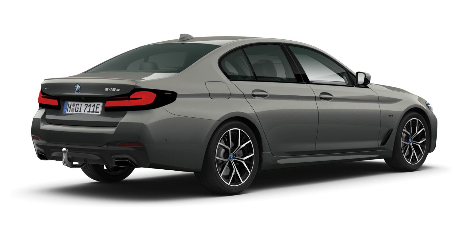 BMW BMW 5er in Grau von hinten BMW BMW 5er in Grau von hinten
