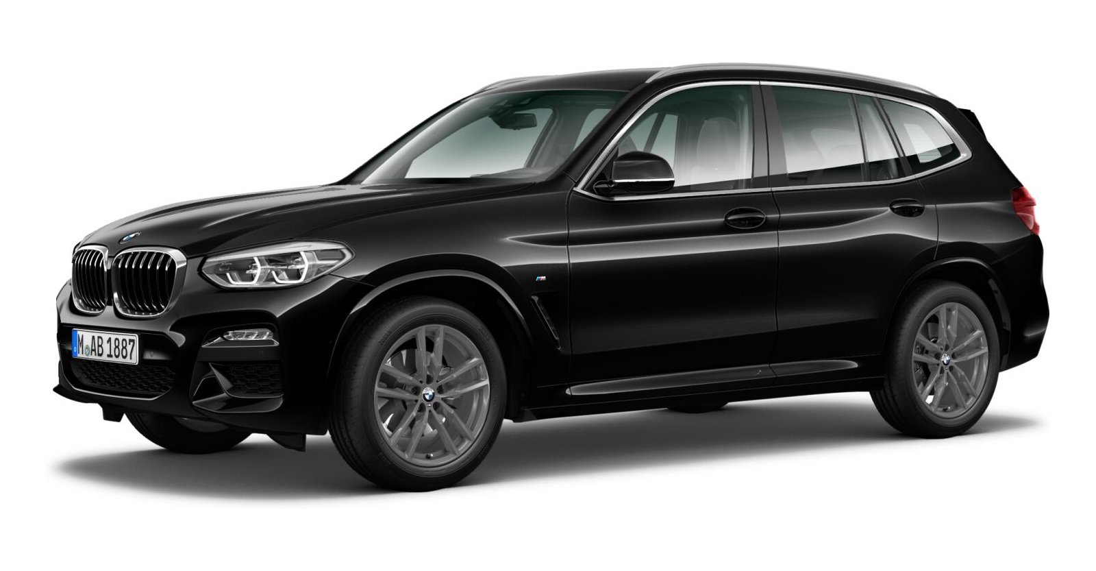 BMW BMW X in Schwarz von vorne