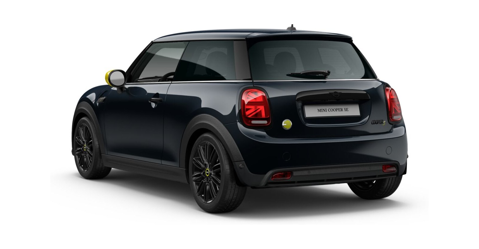 MINI MINI 3-Türer in Schwarz von hinten