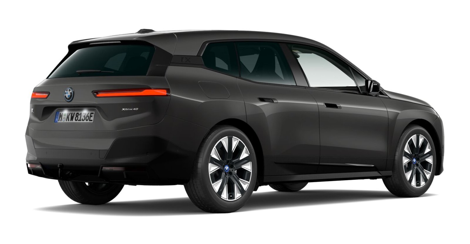 BMW BMW I in Grau von hinten