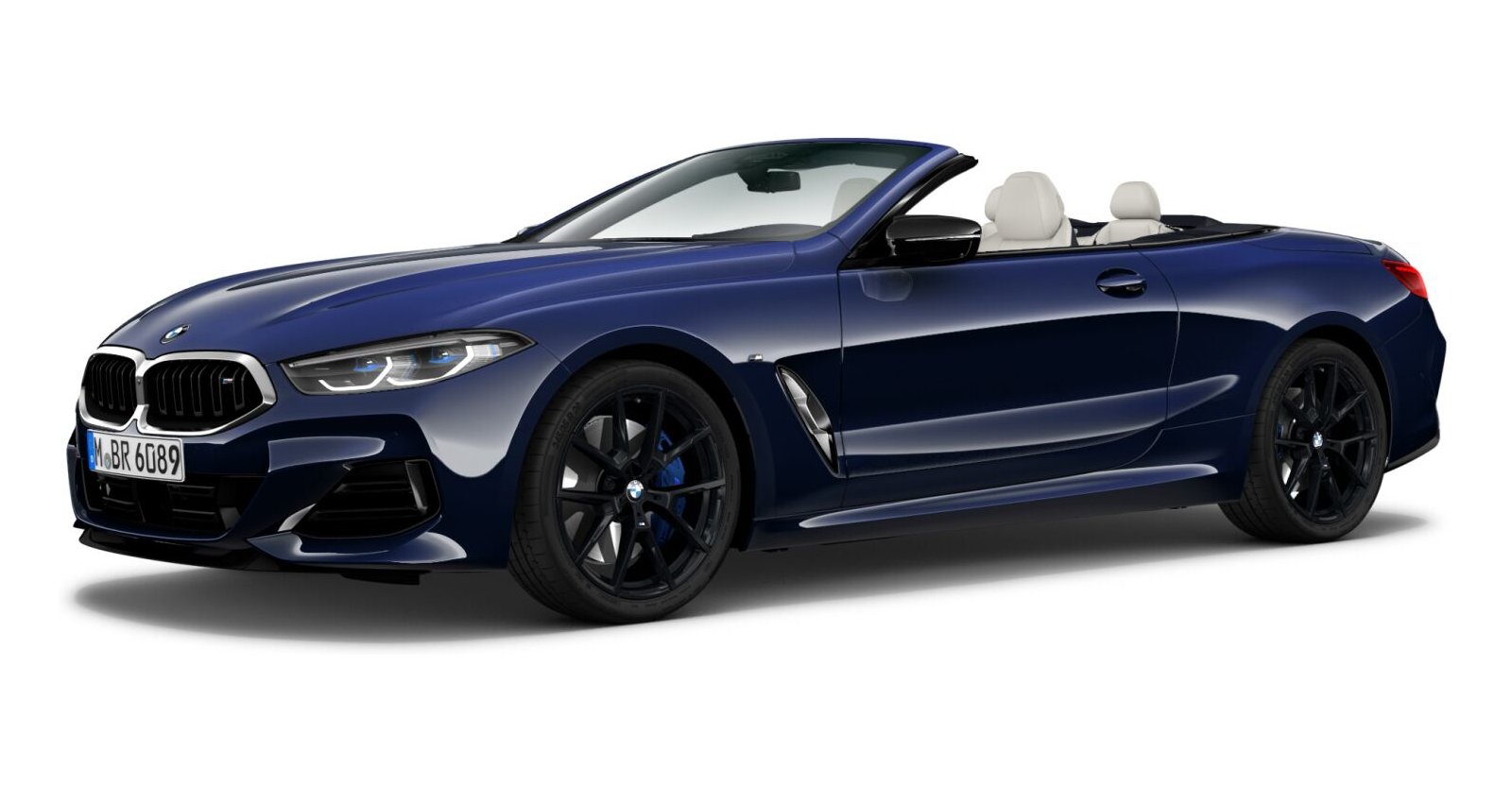 BMW BMW 8er in Blau von vorne BMW BMW 8er in Blau von vorne