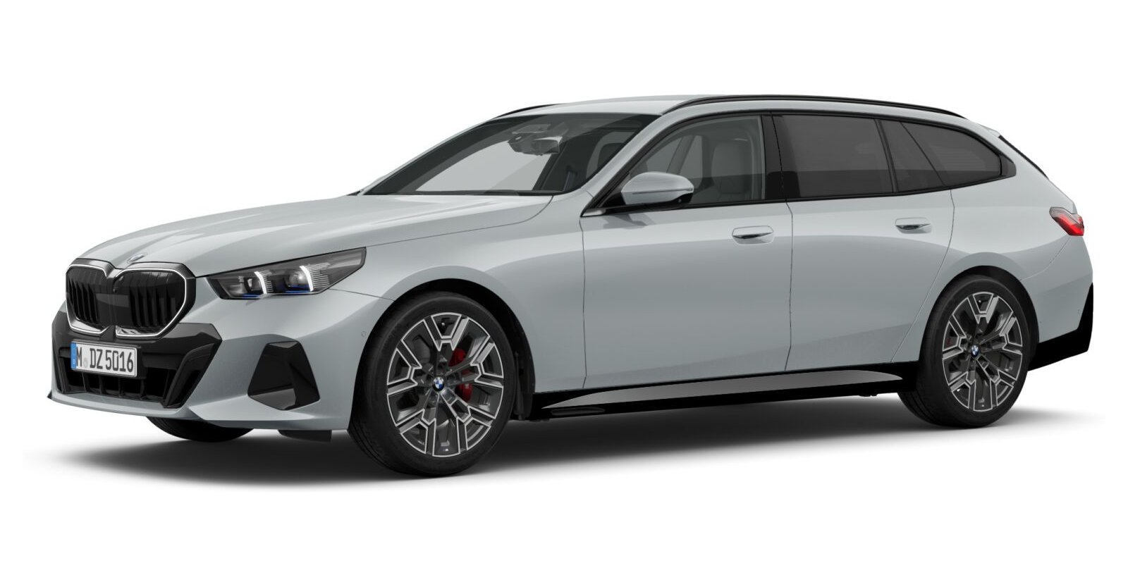 BMW 520d Touring in Grau von vorne BMW 520d Touring in Grau von vorne