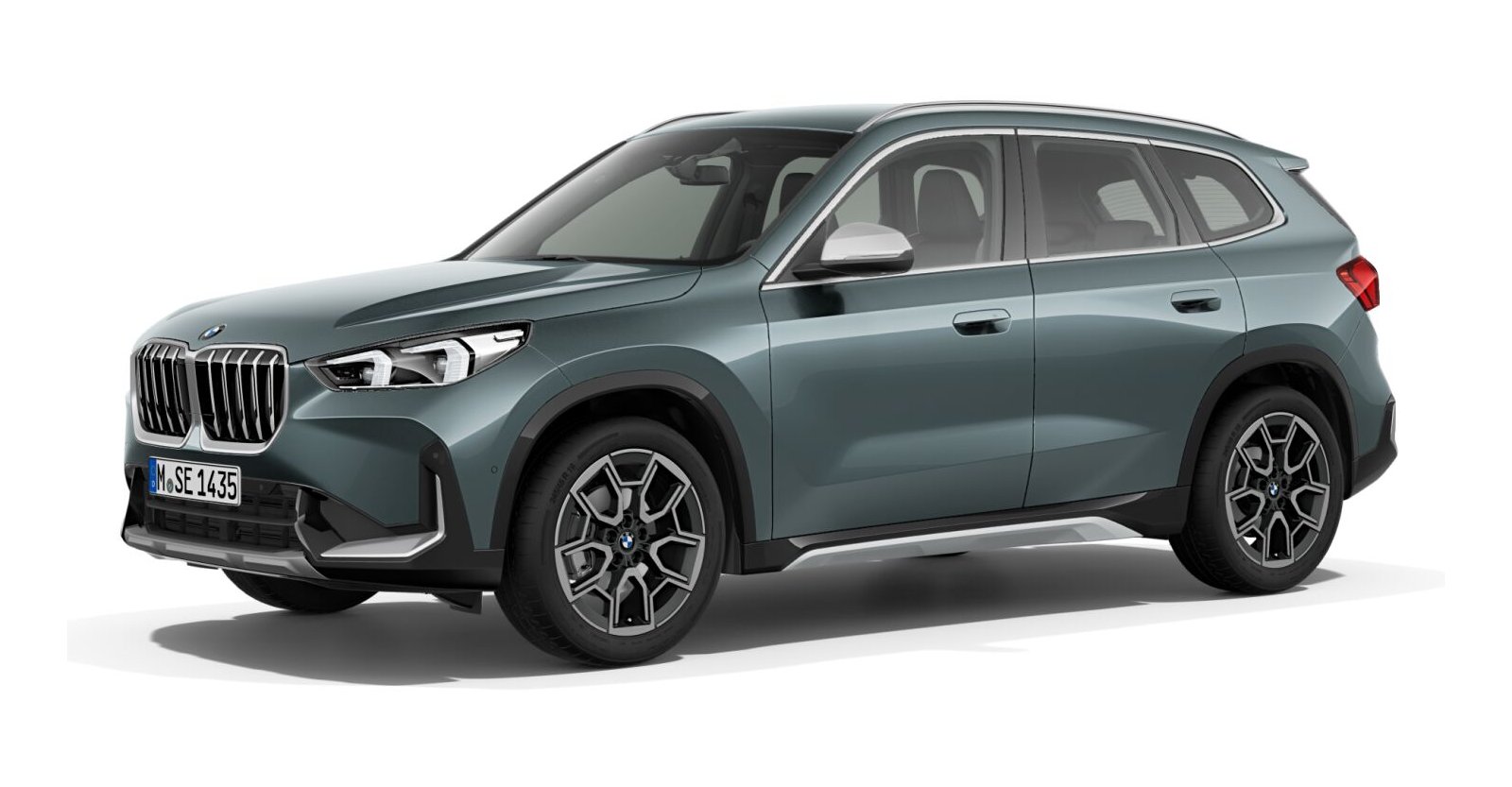 BMW X1 sDrive20i in Grün von vorne BMW X1 sDrive20i in Grün von vorne