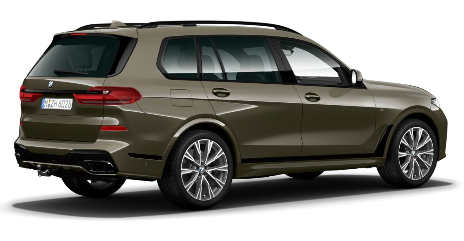 BMW BMW X in Grün von hinten