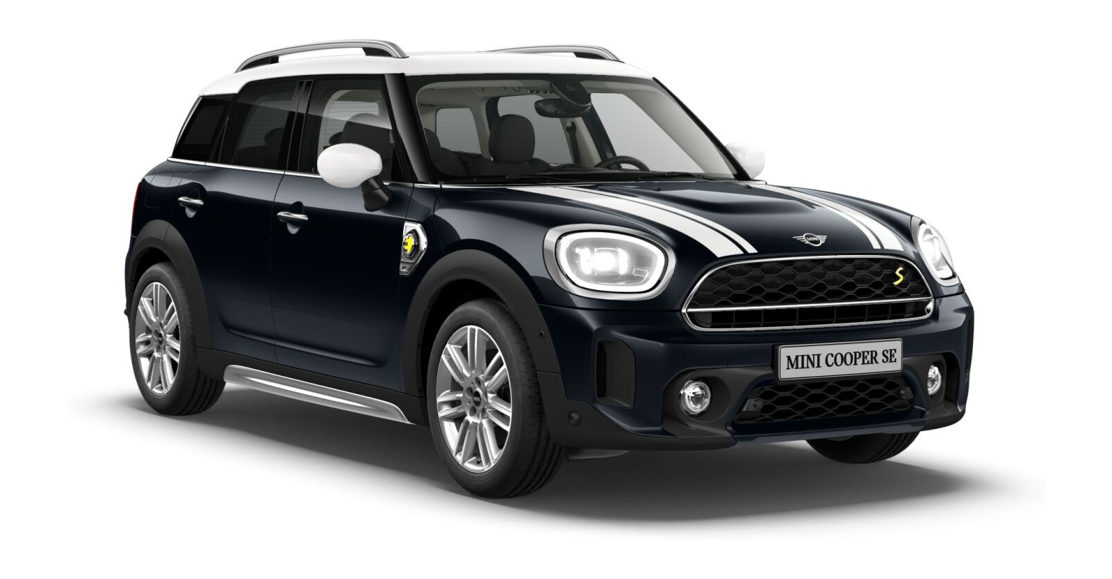 MINI MINI Countryman in Schwarz von vorne MINI MINI Countryman in Schwarz von vorne