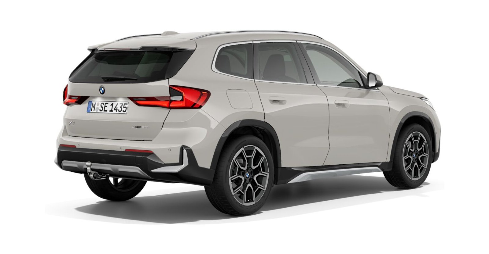 BMW BMW X in Grau von hinten