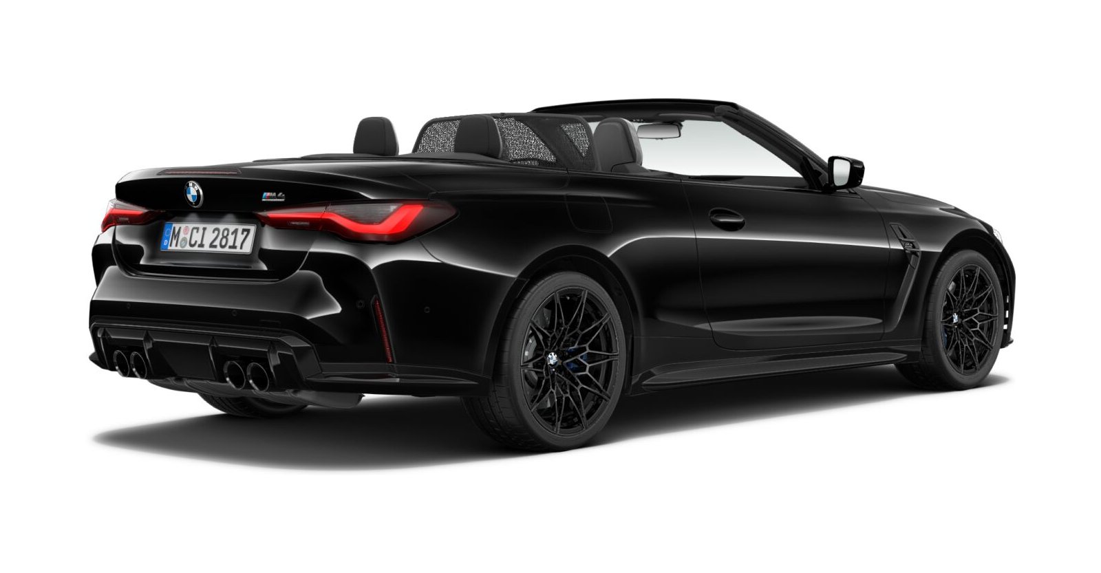 BMW BMW M in Schwarz von hinten BMW BMW M in Schwarz von hinten
