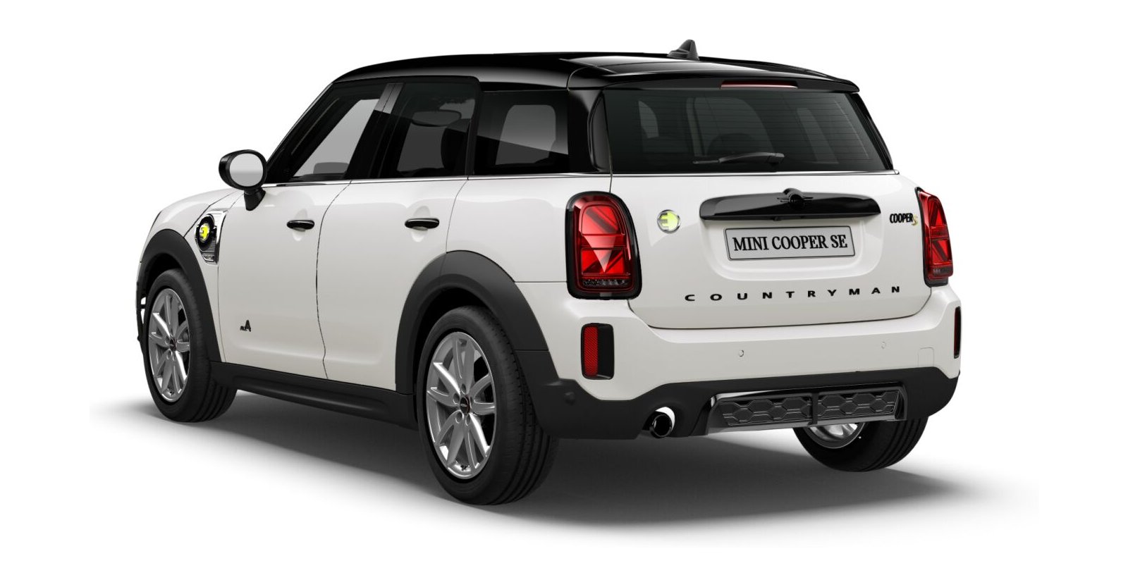 MINI MINI Countryman in Weiß von hinten MINI MINI Countryman in Weiß von hinten