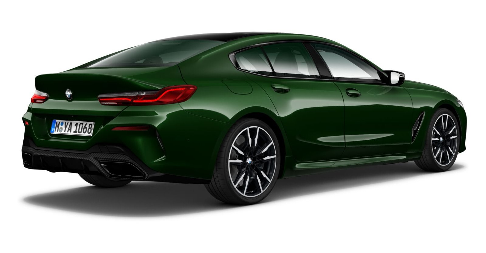 BMW BMW 8er in Grün von hinten BMW BMW 8er in Grün von hinten