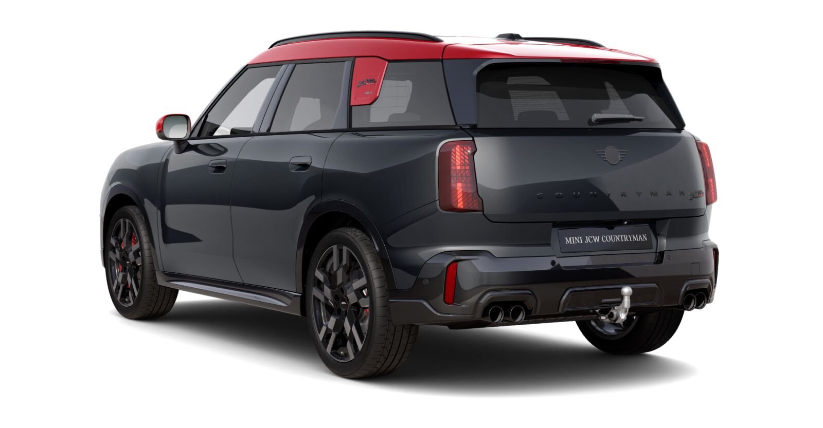 MINI MINI Countryman in Grau von hinten MINI MINI Countryman in Grau von hinten