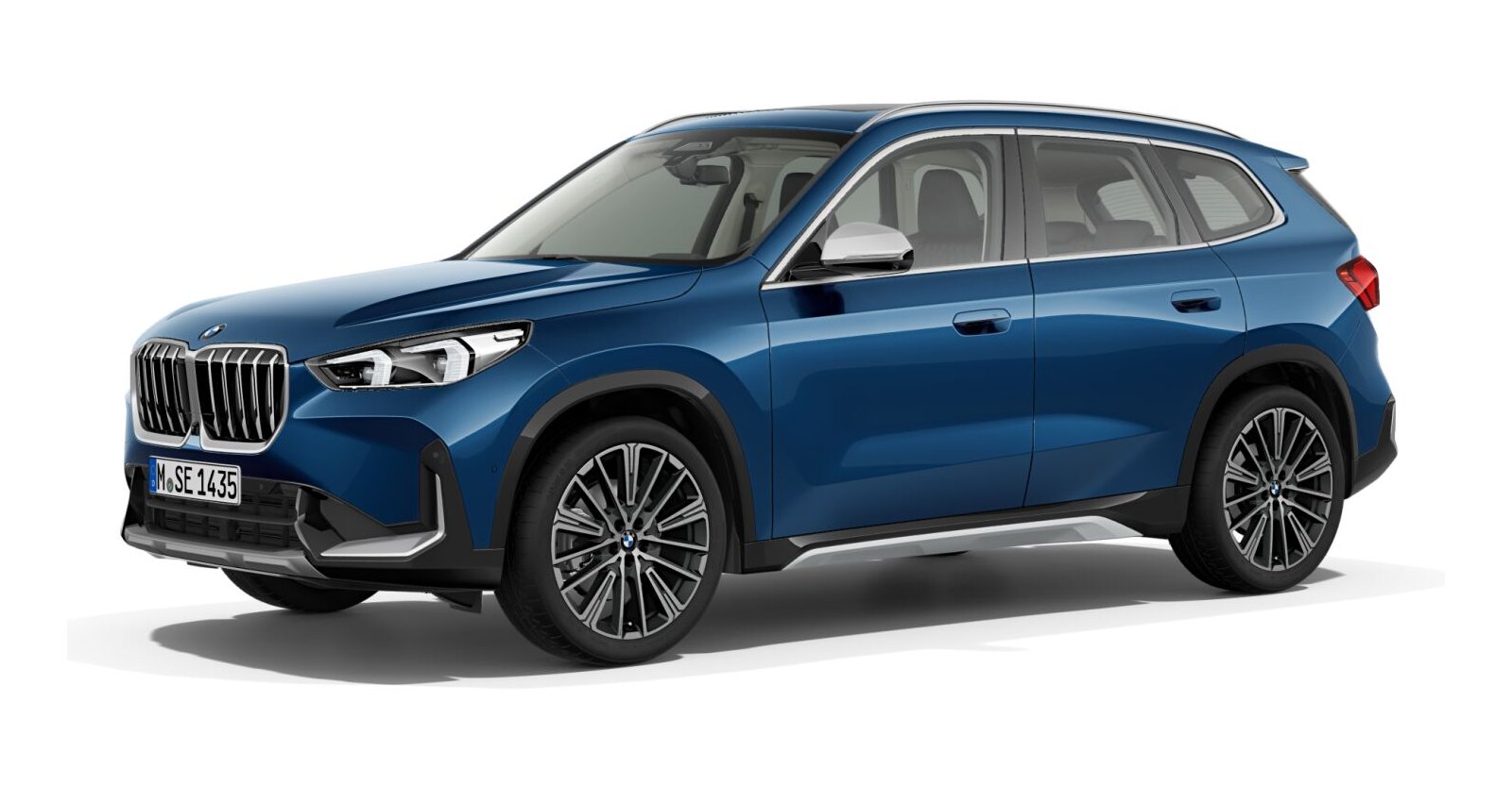 BMW X1 xDrive23d in Blau von vorne BMW X1 xDrive23d in Blau von vorne