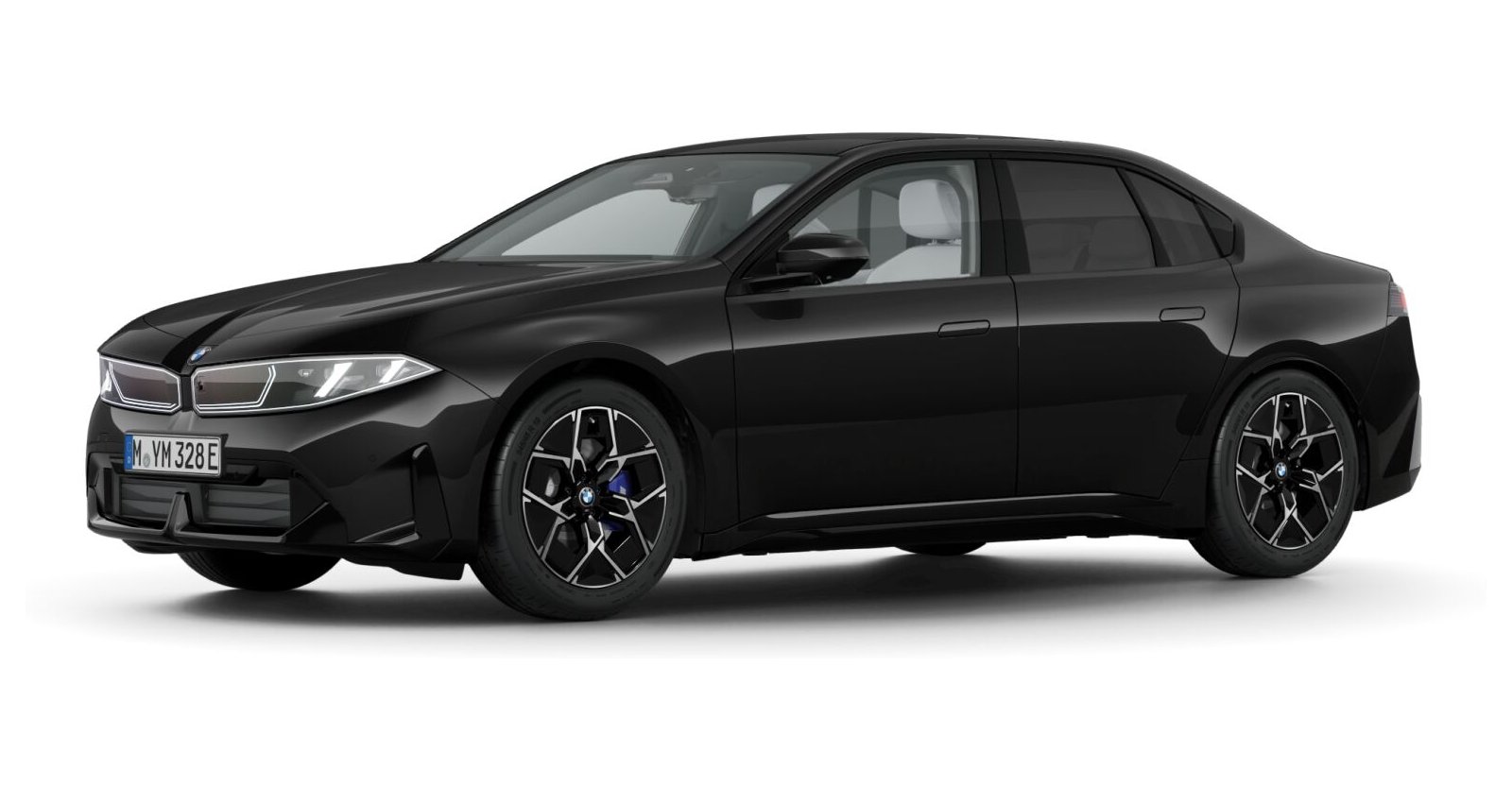 BMW i3 50 xDrive in Schwarz von vorne BMW i3 50 xDrive in Schwarz von vorne