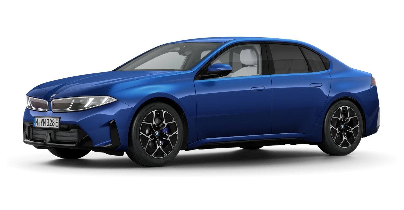 BMW i3 50 xDrive in Blau von vorne BMW i3 50 xDrive in Blau von vorne