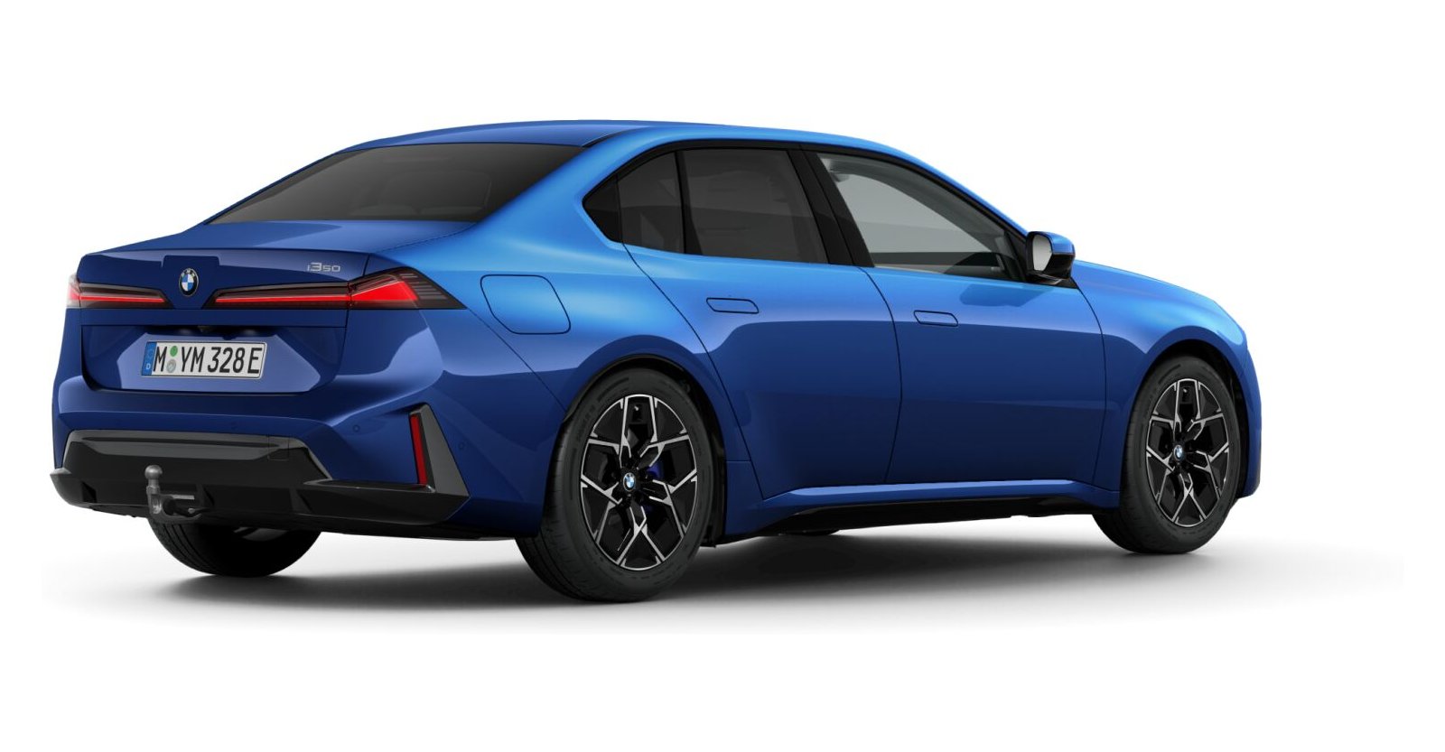 BMW BMW I in Blau von hinten BMW BMW I in Blau von hinten