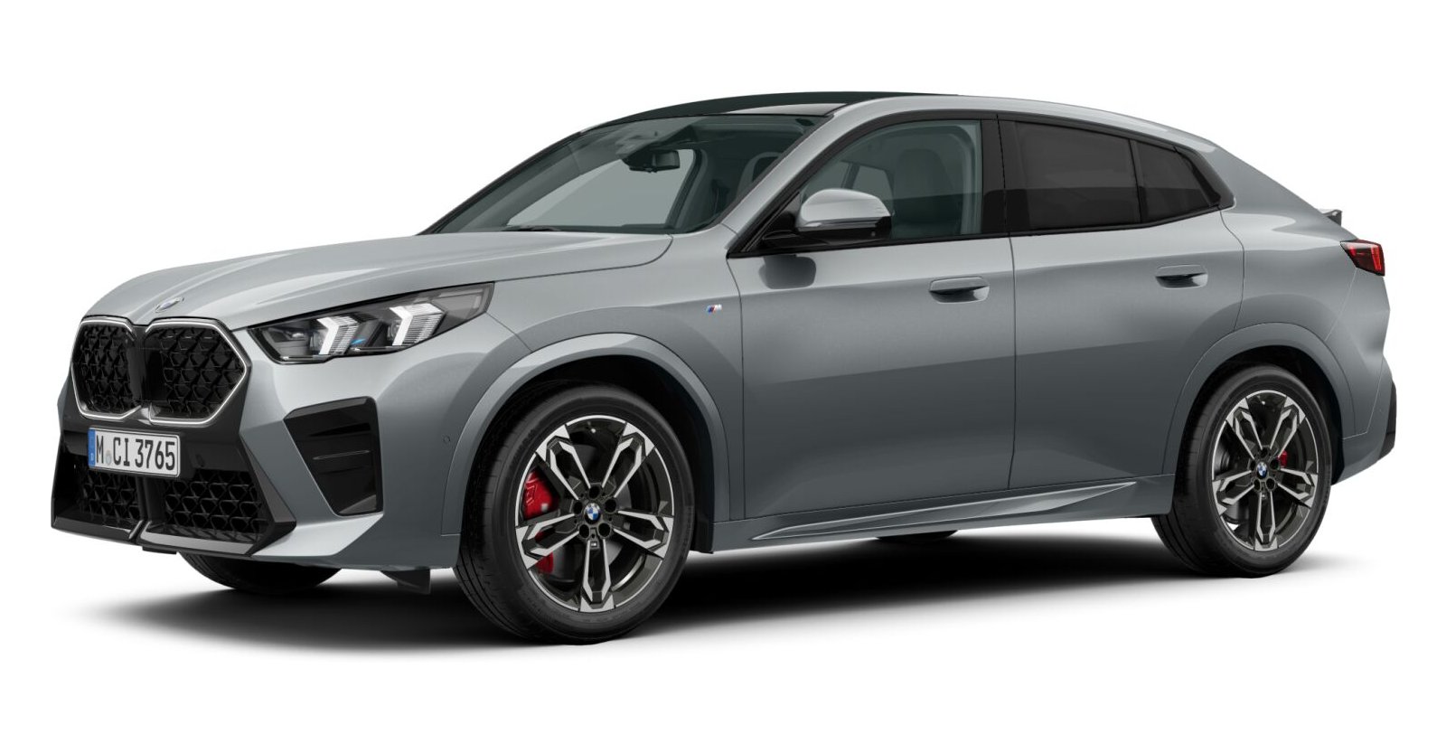 BMW X2 sDrive20i in Grau von vorne BMW X2 sDrive20i in Grau von vorne