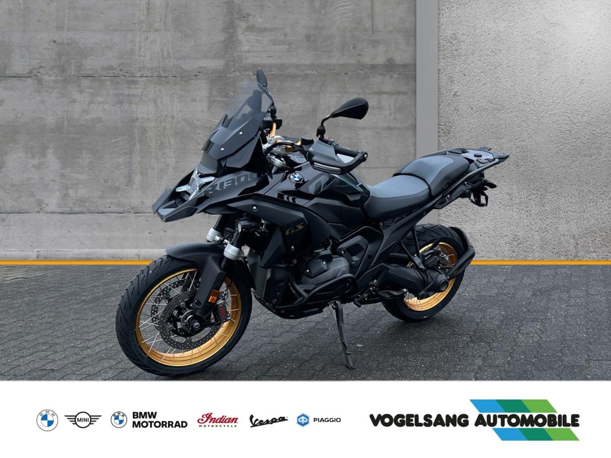 BMW R 1300 GS in Schwarz von vorne BMW R 1300 GS in Schwarz von vorne