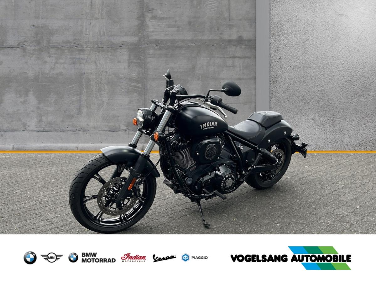 INDIAN Chief Dark Horse in Schwarz von vorne INDIAN Chief Dark Horse in Schwarz von vorne