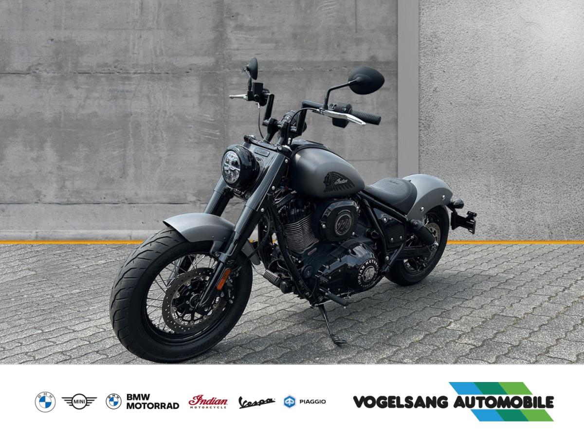 INDIAN Chief Bobber in Grau von vorne INDIAN Chief Bobber in Grau von vorne