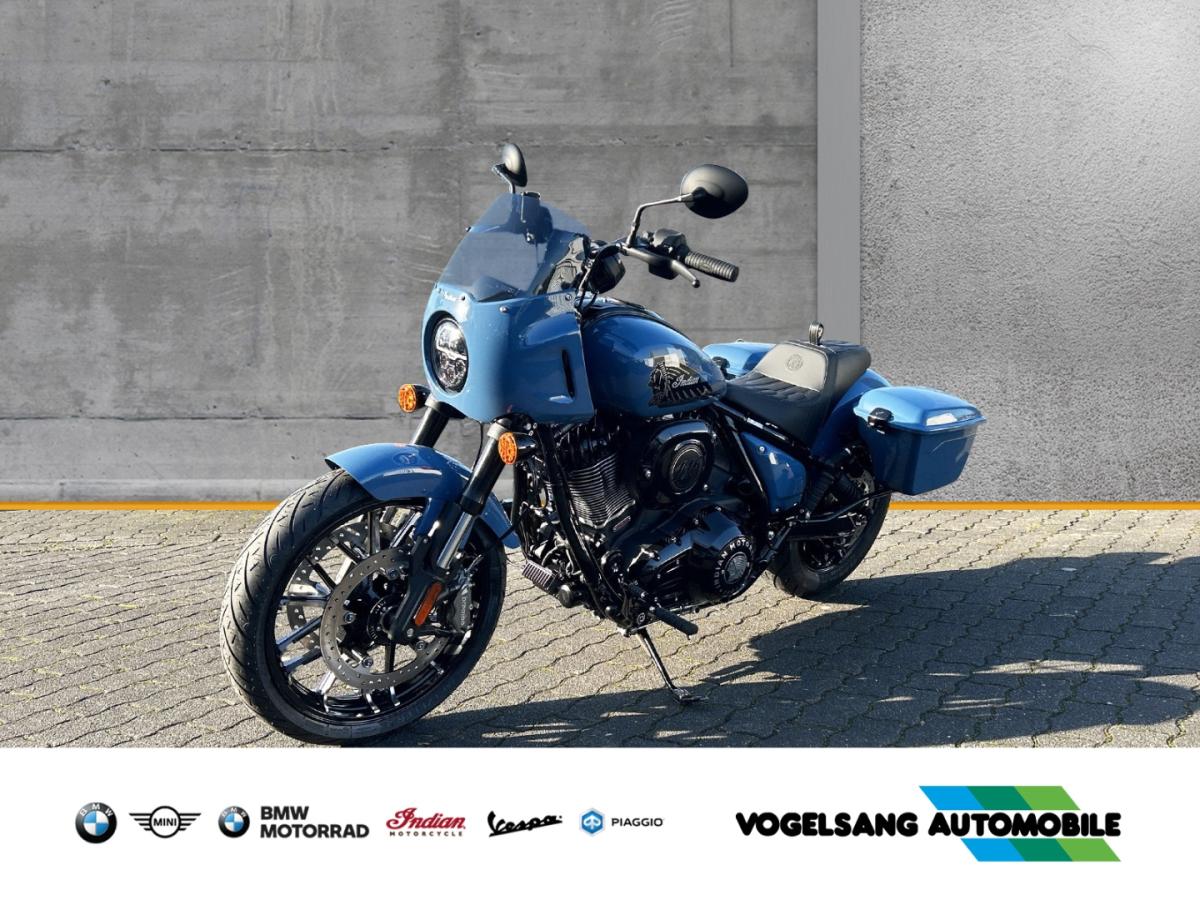 INDIAN Sport Chief RT in Blau von vorne INDIAN Sport Chief RT in Blau von vorne