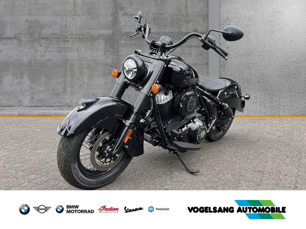 INDIAN Chief in Schwarz von vorne INDIAN Chief in Schwarz von vorne
