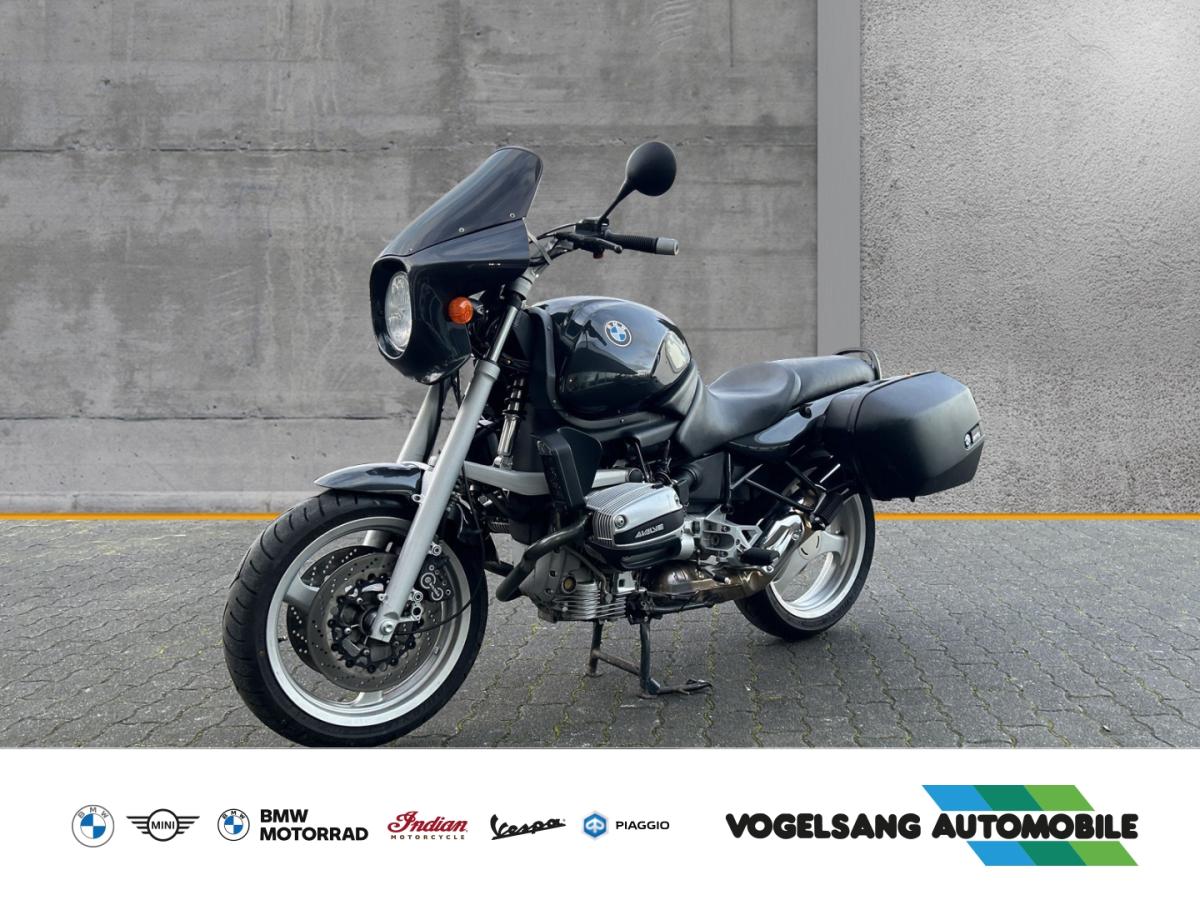 BMW R 1100 R in Grau von vorne BMW R 1100 R in Grau von vorne