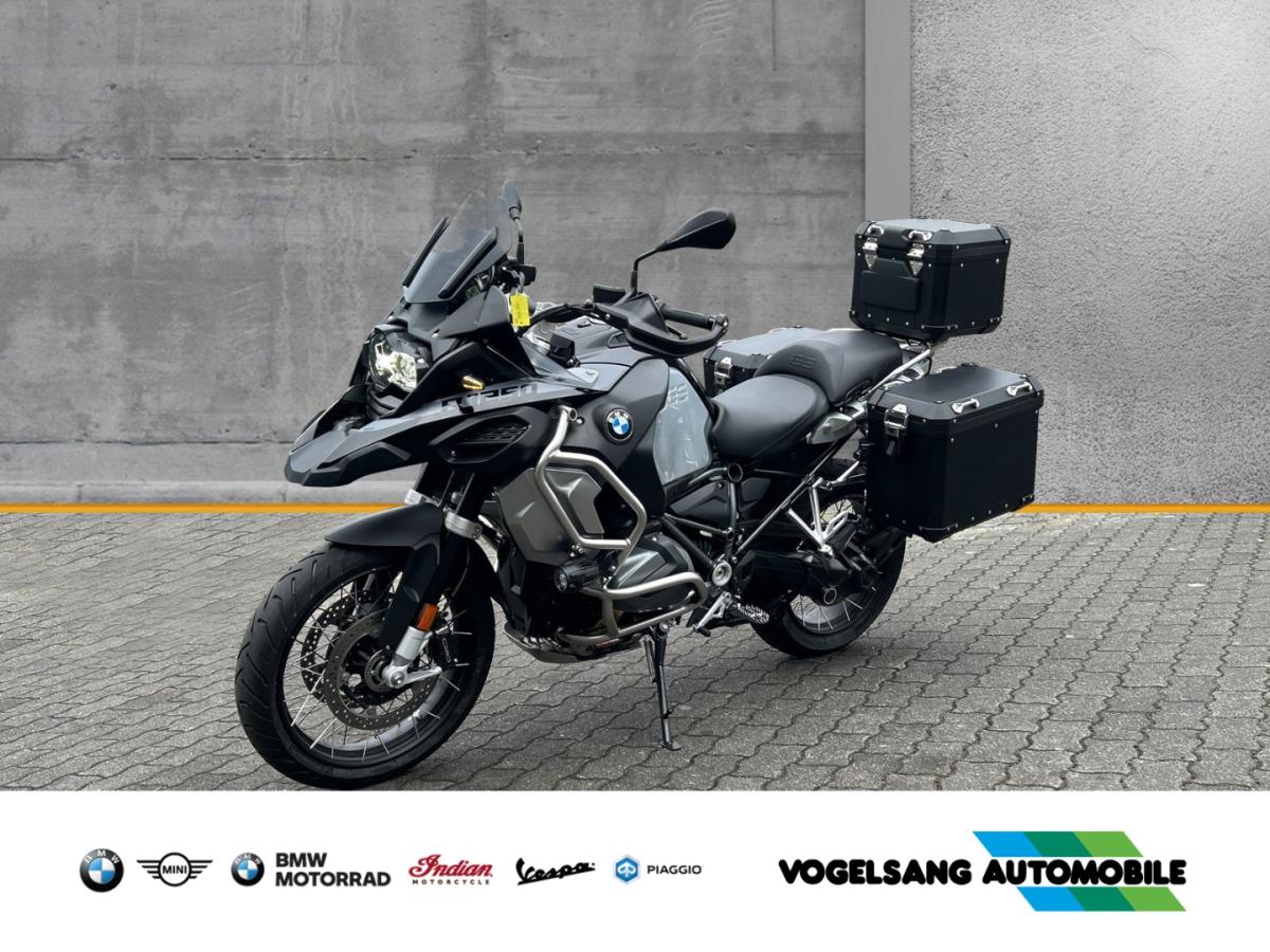 BMW R 1250 GS Adventure in Schwarz von vorne BMW R 1250 GS Adventure in Schwarz von vorne