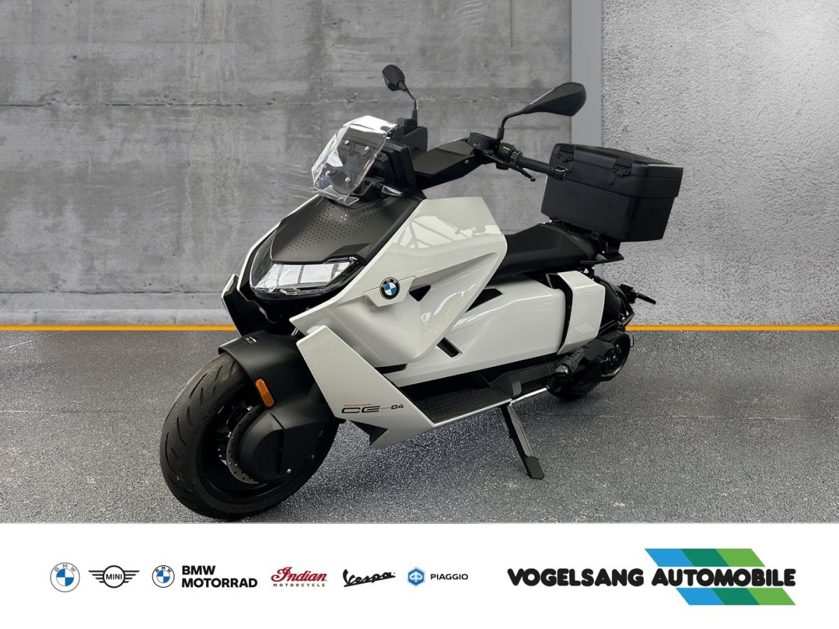 BMW CE 04 in Weiß von vorne BMW CE 04 in Weiß von vorne