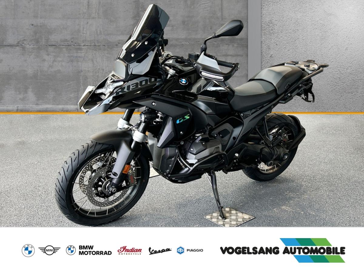 BMW R 1300 GS in Schwarz von vorne BMW R 1300 GS in Schwarz von vorne
