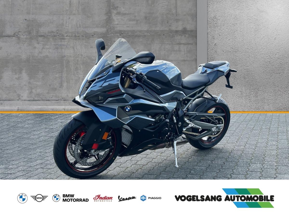 BMW S 1000 RR in Blau von vorne BMW S 1000 RR in Blau von vorne