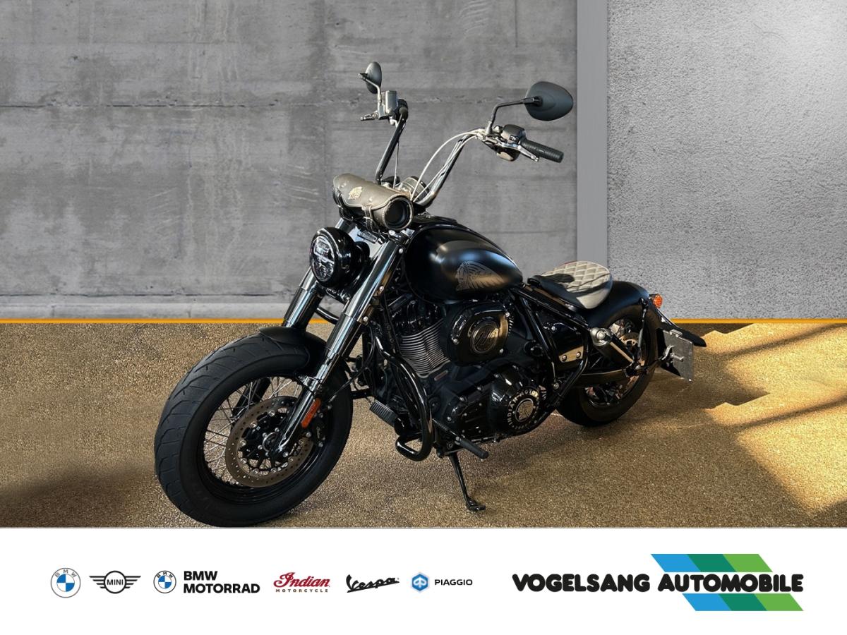 INDIAN Chief Bobber in Schwarz von vorne INDIAN Chief Bobber in Schwarz von vorne